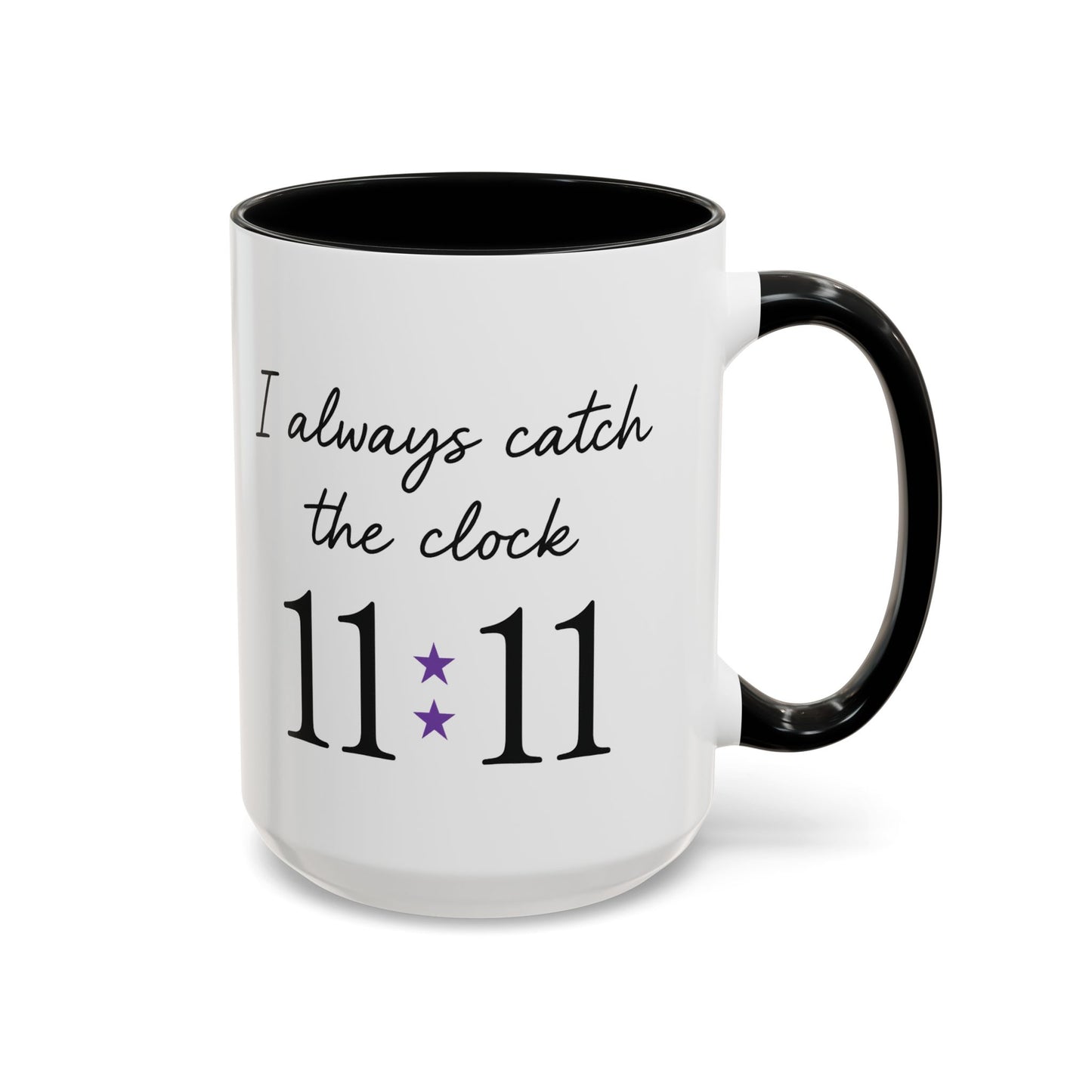11:11 Coffee Mug - Inspirational Gift, Unique Ceramic Mug, Timekeeper Mug, Novelty Coffee Cup, Spiritual Awakening, Motivational Mug