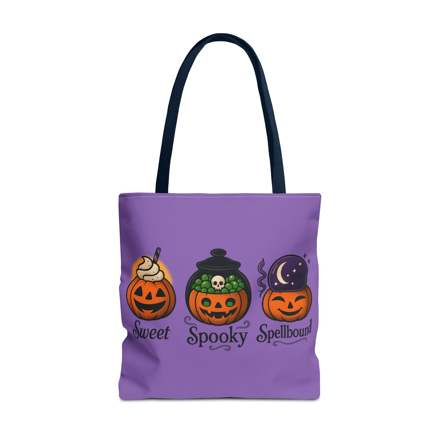 Halloween Pumpkin Tote Bag - Sweet Spooky Spellbound, Trick or Treat Bag, Fall Accessory, Autumn Decor, Gift for Halloween, [...]