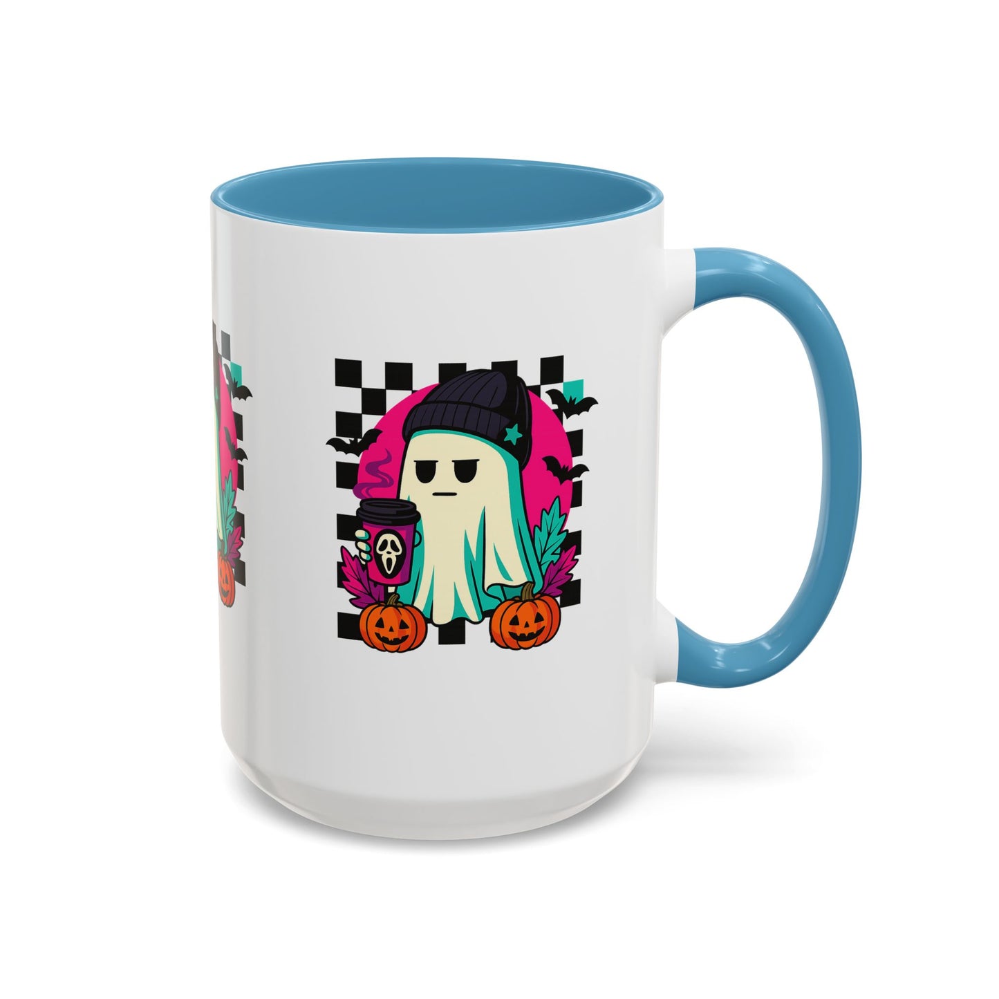 Spooky Ghost Coffee Mug, Halloween Mug, Cute Ghost Mug, Gift for Ghost Lovers, Fall Decor, Fun Coffee Cup