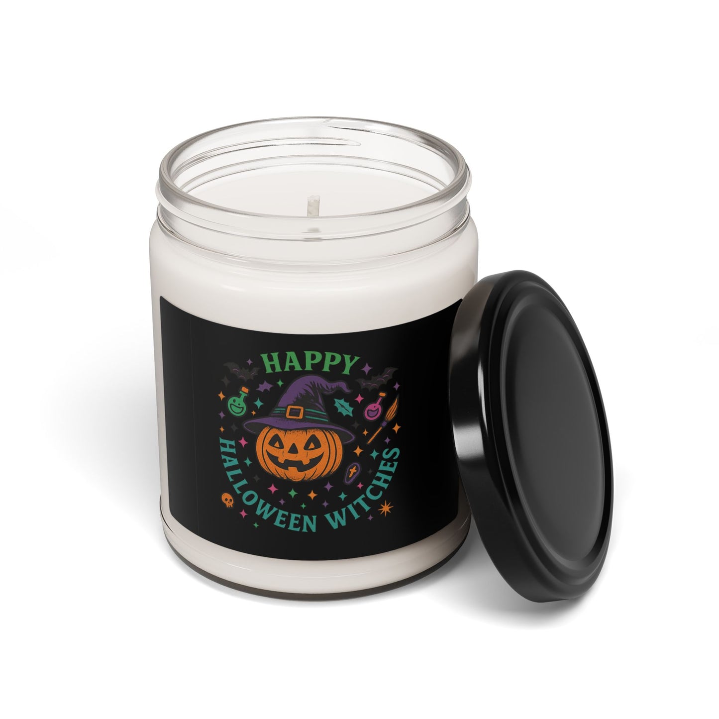 Happy Halloween Witches Soy Candle, Fall Decor, Pumpkin Candle, Halloween Gifts, Cozy Nights, Witchy Home Fragrance