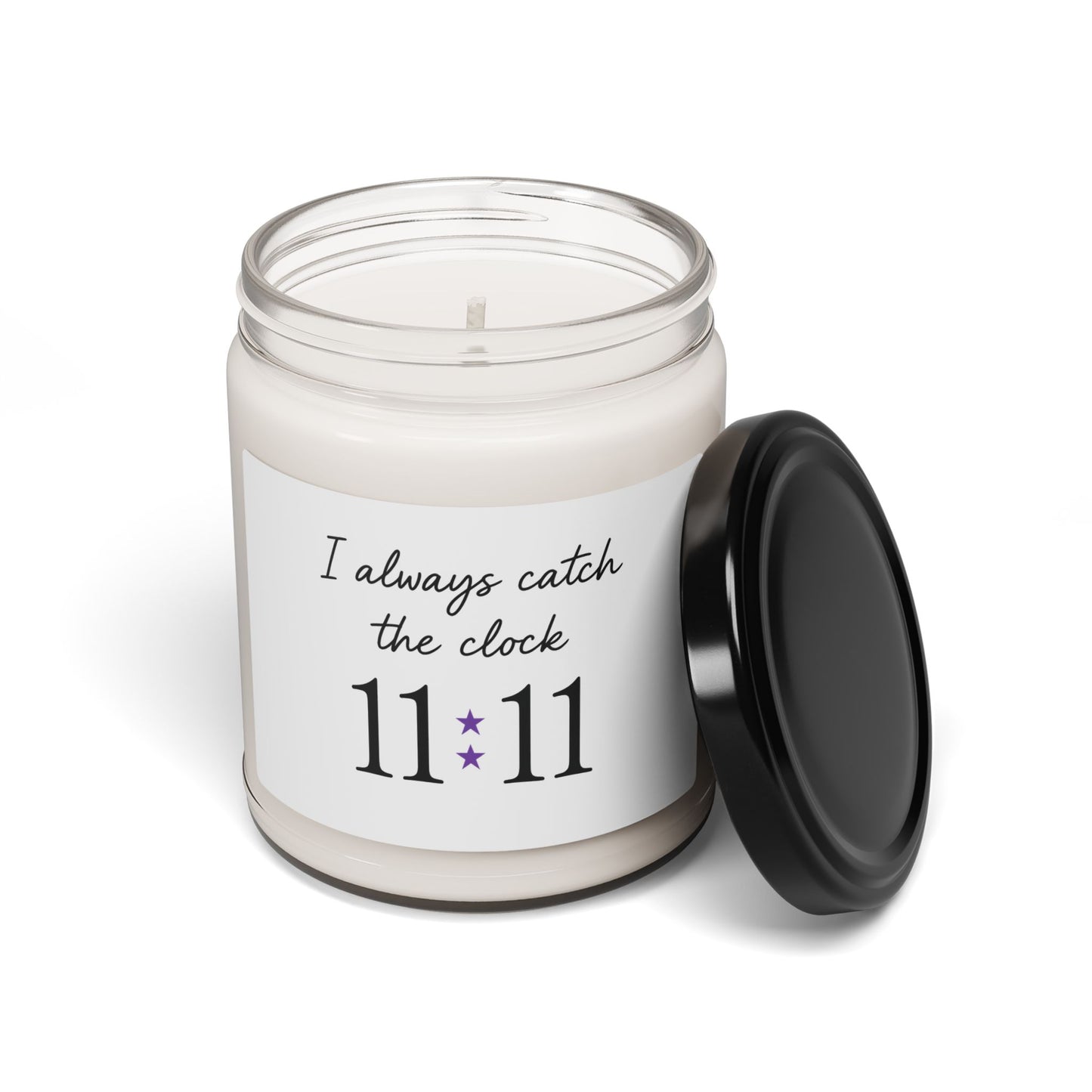 Scented Soy Candle: 11:11 Manifestation Magic, Aromatherapy Gift for Mindfulness, Home Decor, Relaxation, Spirituality, Wellness