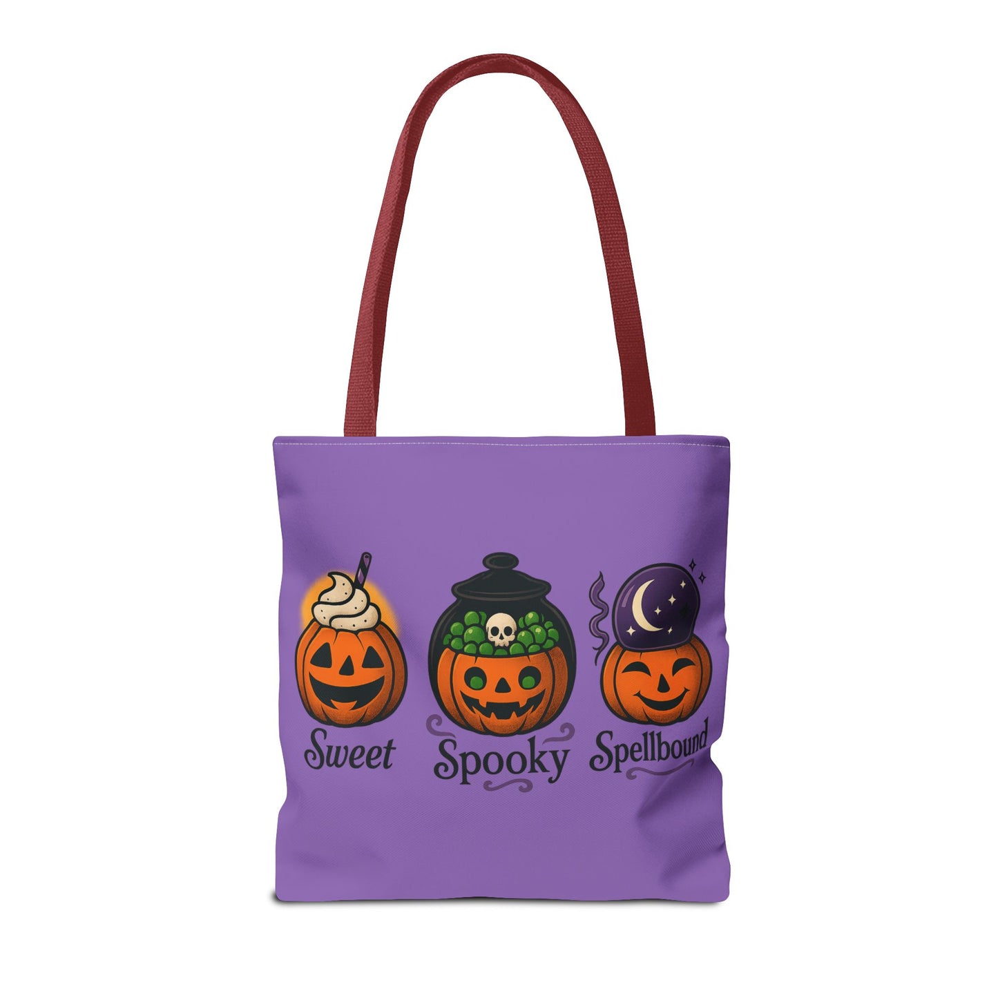 Halloween Pumpkin Tote Bag - Sweet Spooky Spellbound, Trick or Treat Bag, Fall Accessory, Autumn Decor, Gift for Halloween, [...]