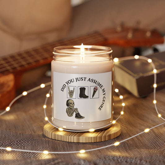 Whimsical Scented Candle for Music Lovers | Unique Gift for Birthdays, Halloween, Home Decor, Relaxation, Aroma Therapy