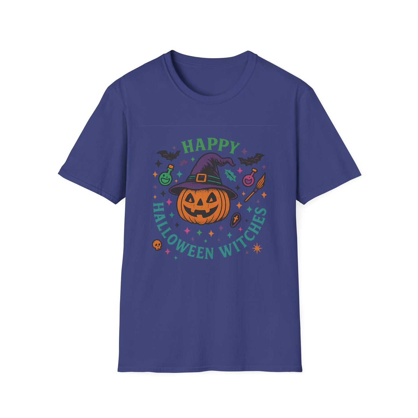 Happy Halloween Witches T-Shirt, Unisex Tee, Halloween Costume Shirt, Fall Fest Tee, Witch Lover Gift, Pumpkin Graphic Tee