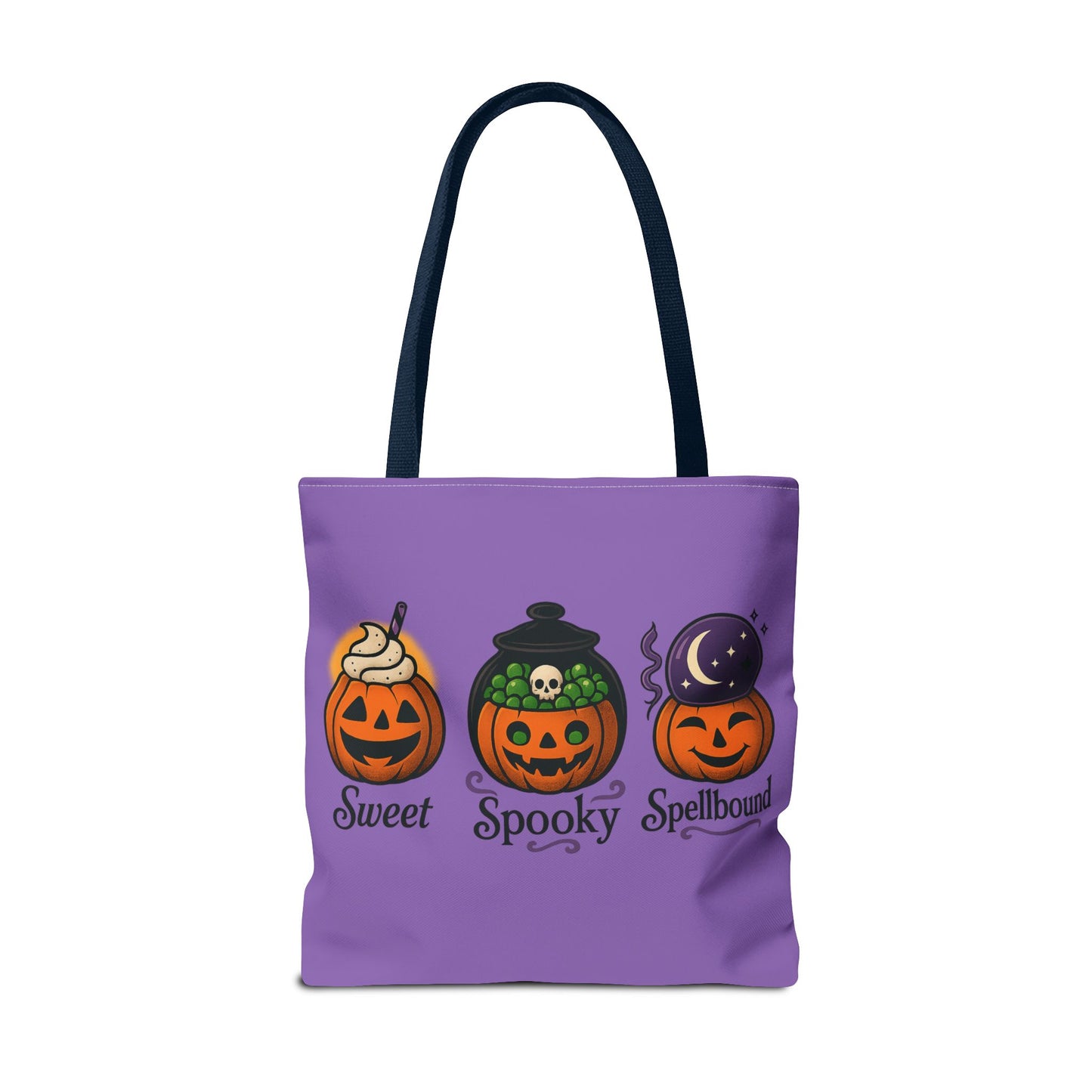 Halloween Pumpkin Tote Bag - Sweet Spooky Spellbound, Trick or Treat Bag, Fall Accessory, Autumn Decor, Gift for Halloween, [...]