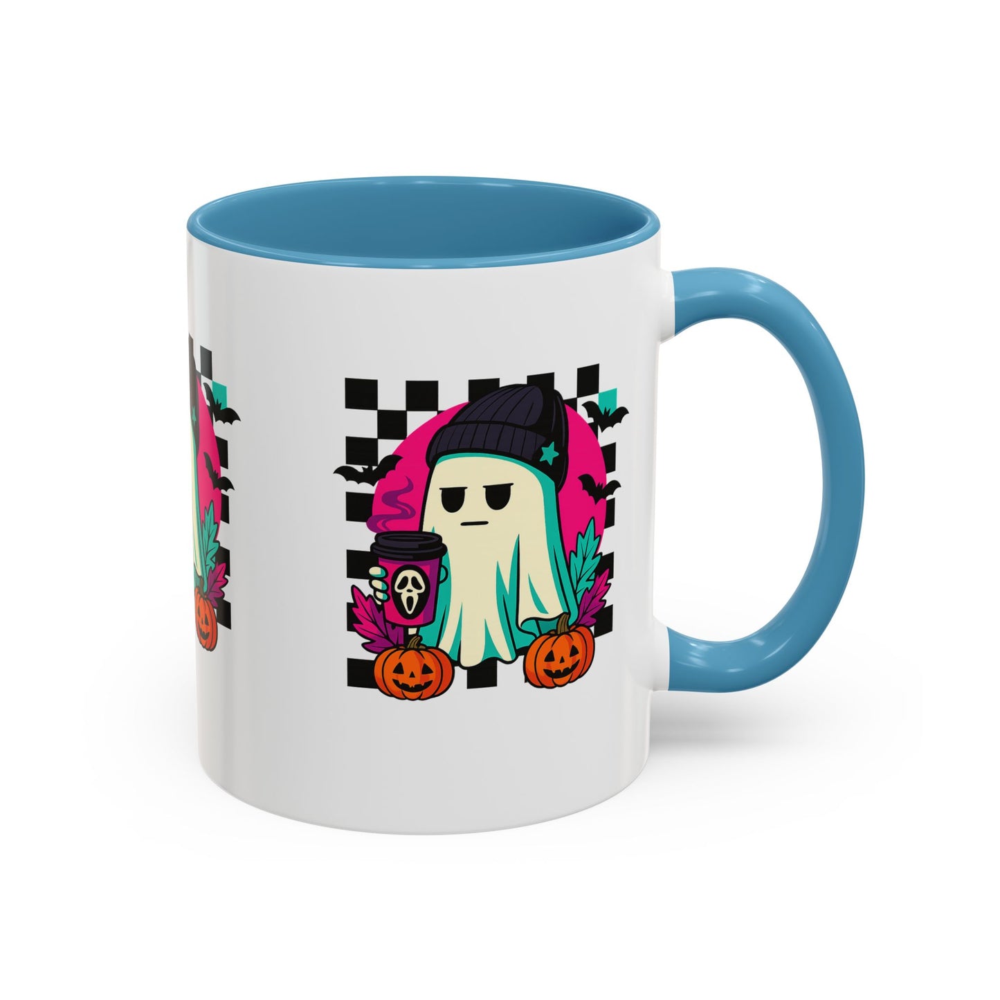 Spooky Ghost Coffee Mug, Halloween Mug, Cute Ghost Mug, Gift for Ghost Lovers, Fall Decor, Fun Coffee Cup